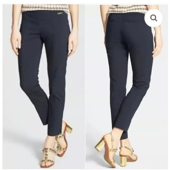 Tory Burch Cotton Stretch Callie Ankle Pants New Without Tag - Picture 1 of 13